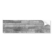 Basalt brick wall bumper sticker