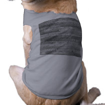 Basalt brick wall doggie t shirt