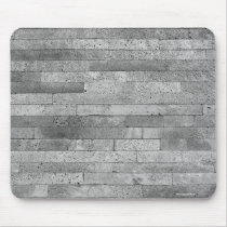 Basalt brick wall mouse pad