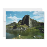 Basalt rock formation, Devil's Wall, Czech Republi Personalized Invite