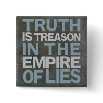 Basalt, thruth is treason long-26 pinback button