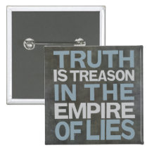 Basalt, thruth is treason long-26 pinback button