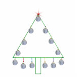 Basball Christmas Tree Ornament