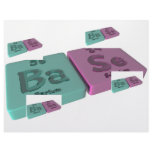 Base as Ba Barium and Se Selenium Letterhead Design