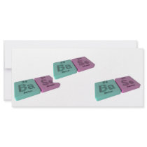 Base as Ba Barium and Se Selenium Personalized Rack Card