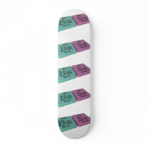 Base as Ba Barium and Se Selenium Custom Skate Board
