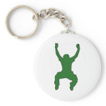 BASE Jumper Silhouette Free Falling Jump Key Chains