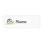 Baseball 12 return address labels