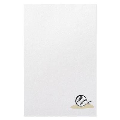 Baseball 12 custom stationery by justsports