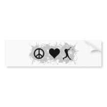 Baseball 3 bumper sticker