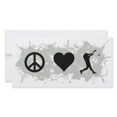 Baseball 3 photo cards by PeaceLoveSports