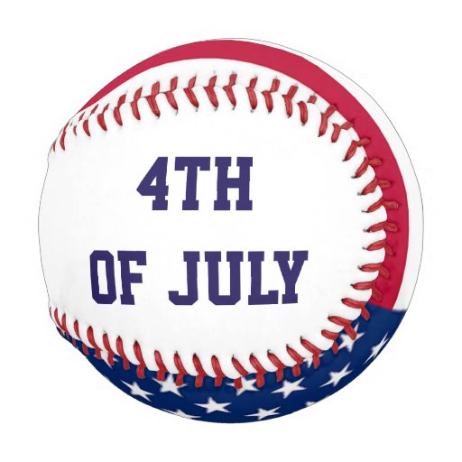 Baseball - 4th of July - Liberty Dog Sports Goods Baseballs | Zazzle