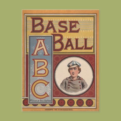 Baseball ABCs Post Cards Zazzle_postcard Baseball ABCs Post Cards Zazzle_postcard