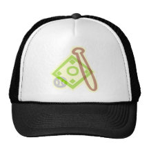 Baseball Abstract Mesh Hats