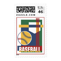 Baseball Abstract stamps