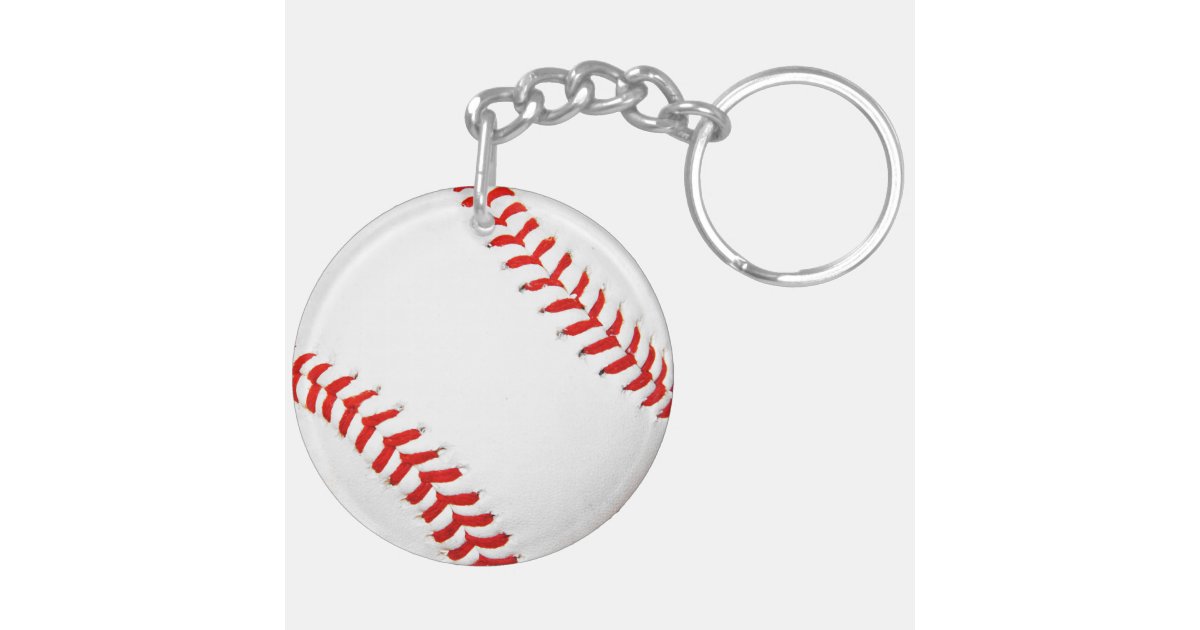 Baseball Acrylic Keychain Zazzle