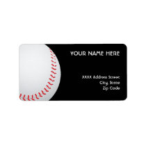 Baseball Address Labels