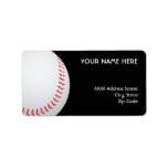 Baseball Address Labels