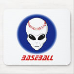 Baseball Alien Mousepad