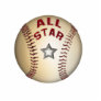 Baseball All Star Ornament Photo Cut Outs