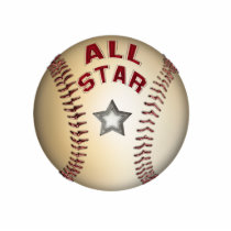 Baseball All Star Ornament photo sculptures