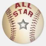Baseball All Star Stickers