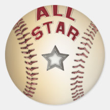 Baseball All Star Stickers