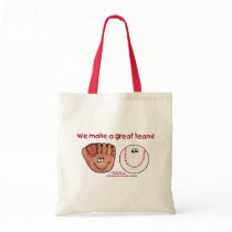 Baseball and Baseball Glove Team Bags