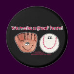 Baseball and Baseball Glove Team
