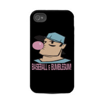 Baseball And Bubblegum Tough Iphone 4 Cases