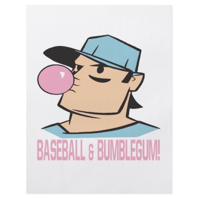Baseball And Bubblegum Flyer by SportsArena
