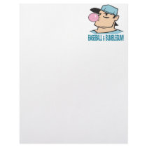 Baseball And Bubblegum Letterhead Design