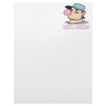 Baseball And Bubblegum Personalized Letterhead
