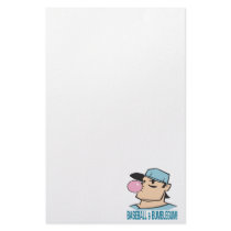 Baseball And Bubblegum Stationery Design