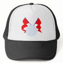 Baseball and Flags hats by CelebrationZazzle Baseball and Flags hats
