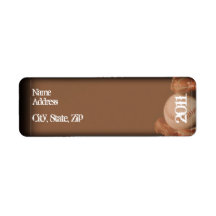 Baseball and Glove Graduation Return Address Return Address Label