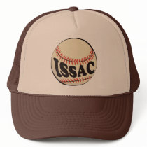 Baseball and Issac hats