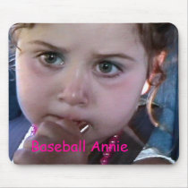 Baseball Annie mousepads
