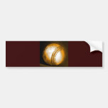 Baseball Artwork Bumper Sticker