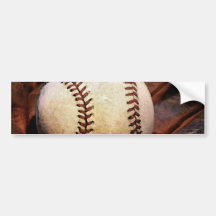 Baseball Artwork Bumper Stickers