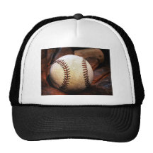 Baseball Artwork Mesh Hat