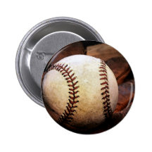 Baseball Artwork Pinback Button