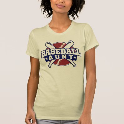 Baseball Aunt Tee Shirt
