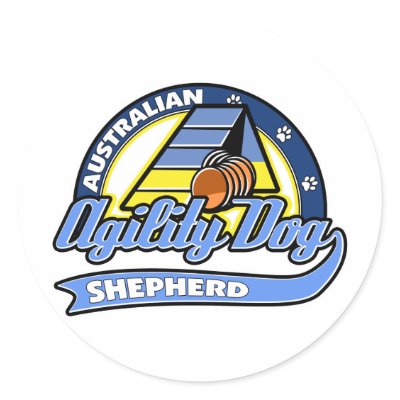 Baseball Australian Shepherd Agility Sticker by MenagerieMayhem