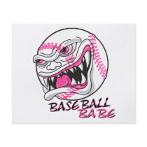 baseball babe girl baseball player fan design flyers