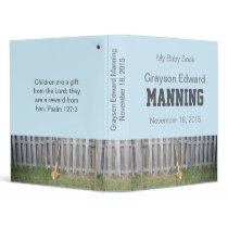 Baseball Baby Binder binders