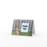 Baseball Baby Shower IThank You Card