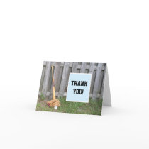 Baseball Baby Shower IThank You Card cards