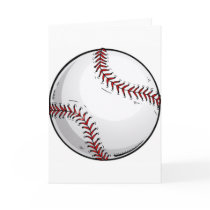Baseball Ball 1 Greeting Cards