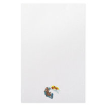 baseball bam funny umpire hit with ball personalized stationery